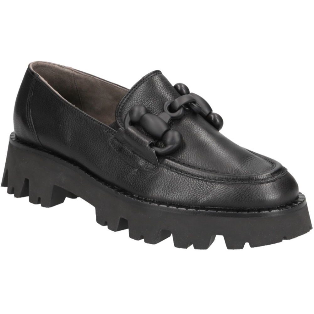 Leather loafers. Platform Loafer US sizes. Black leather
